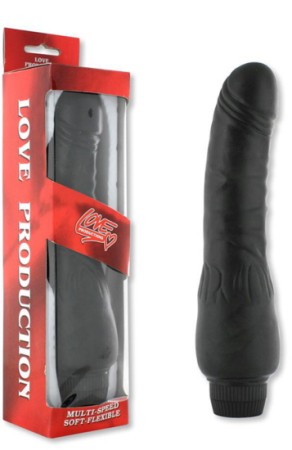 Perfect Pleasures Vibrator Black 23 cm