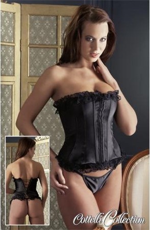 Black Corset with G-String