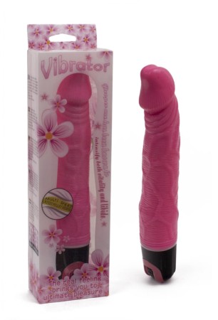 TPR Pink Vibrator-19 cm