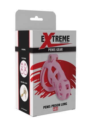 Penis Prison Cock Cage Long - Pink