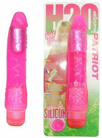 H2O Patriot Waterproof Vibrator Pink