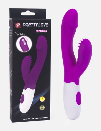 Pretty Love Andre - Silicone Rabbit Vibrator