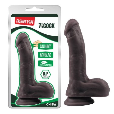 Fashion Dude- 7.9 Inch Cock Brown