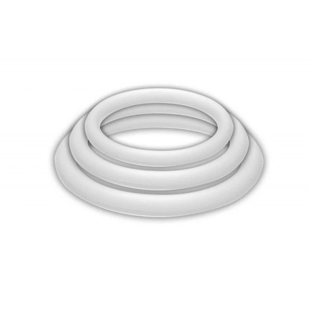 POTENZplus Transparent Cock Rings Set-3er Mix (S, M, L)