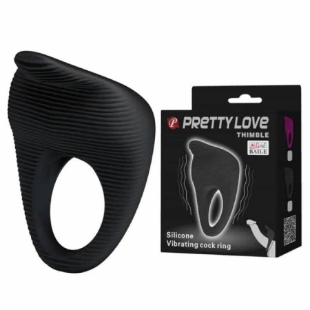 Pretty Love Thimble-Silicone Vibrating Cock Ring