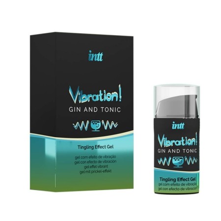 Vibrating Gel With Gin & Tonic Flavor 15 ml