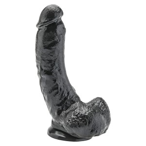 Dildo 8 inch with Balls Black