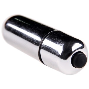 Vibrator Bullet 1 Vibration Mode, Silver - 6 Cm