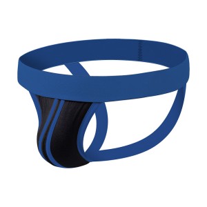 800010-Jock Strap Men Blue / Black