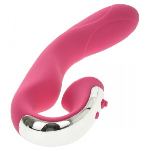 Silicone Vibrator Rihanna 12 Vibration Modes USB Rechargeable - 20 Cm - Pink