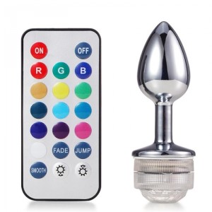 Metal Anal Light Me - Small Led Multicolor Remote Control