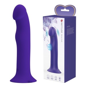 Murray Youth Silicone Vibrator 12+12 Vibration & Pulsation Modes, USB Rechargeable - Violet
