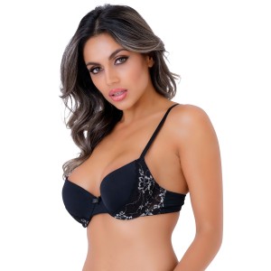 Push-up Bra With Lace Racerback
