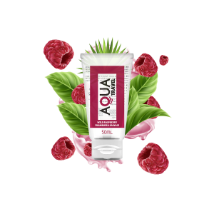 Aqua Travel Raspberry Aroma Waterbased Lubricant-50 ml