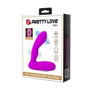 Pretty Love Piper Rechargeable Prostate Massager Purple