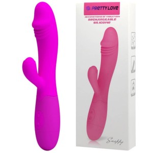 Pretty Love Snappy Baby Rechargeable Rabbit Vibrator Pink