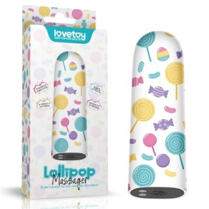 Rechargeable Lollipop - 10 Vibrating Function Mini Massager