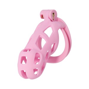 Penis Prison Cock Cage Long - Pink