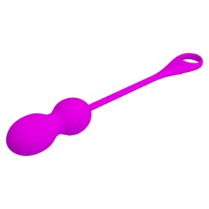 Pretty Love Elvira Wireless Silicone Keggel Balls USB Rechargeable Vibrating with / APP Control - Purple