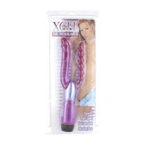 Xcel Double Penetrating Vibrator Purple