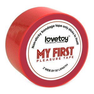 My First Non-Sticky Bondage Tape - Red