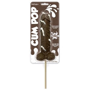 295 gr. Vegan Chocolate Flavoured Cum Pops - 17 cm