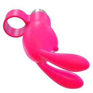 Finger Vibrator Bunny Tech - Pink