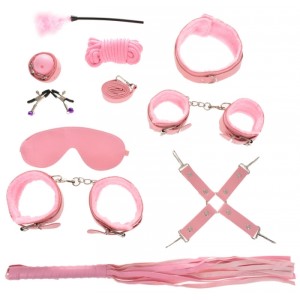 Set BDSM 10 Pieces - Pink