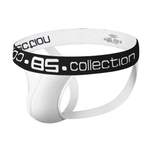 800012-Jock Strap Men White / Black