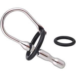 Metal Urethral Dilator with Fixing Rings