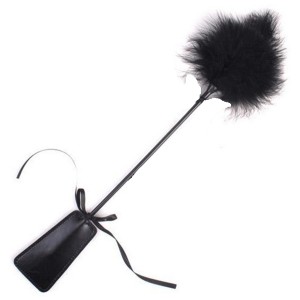 Accessory Double Paddle-Tickler with Bow - 30 cm