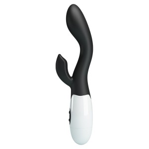 Pretty Love - Brighty G-Spot Rabbit Silicone Vibrator - Black
