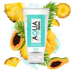 Aqua Travel Tropical Fruit Aroma Waterbased Lubricant - 50 ml