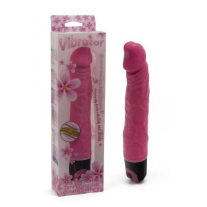 TPR Pink Vibrator-19 cm