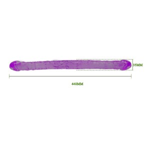 Double Dong 45 cm-Purple