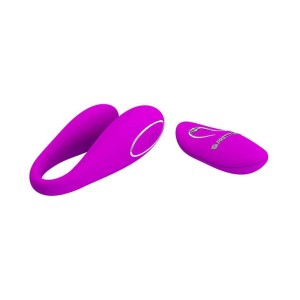 Pretty Love Algernon Rechargeable Wireless Couples Vibe-Purple