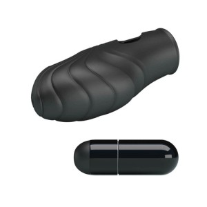 Pretty Love Lich Black-Finger Silicone Vibrator