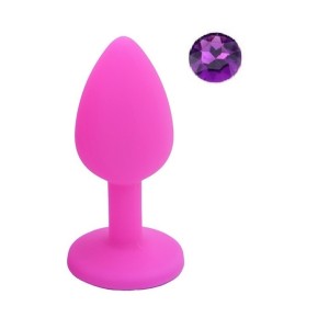 700073 - Anal Silicone Buttplug Small - Pink / Assorted Colors