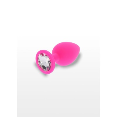 Diamond Booty Jewel Medium-Silicone Butt Plug - Assorted Colors