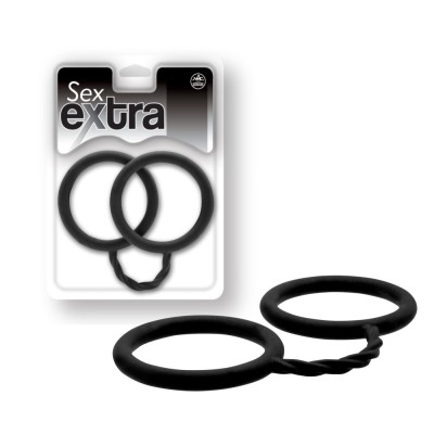 SEX EXTRA - Silicone Cuffs - Black