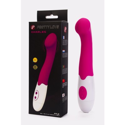 Pretty Love-Charles Silicone Vibrator - Pink