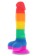 Rainbow Lover 8 Inch Silicone Dildo