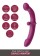 She.E.O Dual-Sided G-Spot Couples Silicone Rechargeable Wireless Vibrator – Purple