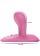 She.E.O Rotating Vibrating Grinder Rechargeable Silicone Wireless Vibrator - Pink