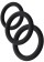 Stamina Starter Premium Silicone C-Rings 3 Pcs Set
