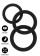 Stamina Starter Premium Silicone C-Rings 3 Pcs Set