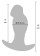 Inferno Realistic Buttplug Liquid Silicone -10 cm