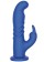 Delight Rotating G-Spot Silicone Rechargeable Suction Cup Rabbit Vibrator – Blue