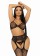 Leg Avenue-Lace Bra, String and Garter Belt Stockings