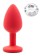 Anal Silicone Butt Plug Small - with Color Base / Assorted Colors
